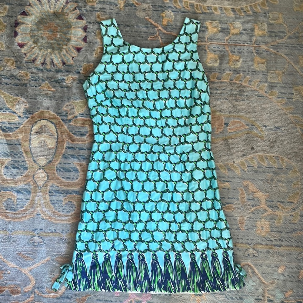 Lilly Pulitzer Tassel Print Shift Dress